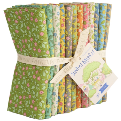 Tilda - Fat Quarter Bundle - Sunday Brunch - Fat Quarter Bundle - Tipsy